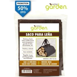 saco de leña 49x110cm little garden