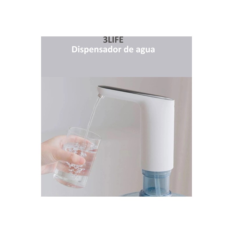 dispensador automatico de agua xiaomi mijia 3life con adaptador para botellas y garrafas