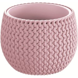 maceta redonda splofy bowl de plastico en color violeta 47,8x47,8x30 cm