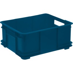 caja de almacenaje eurobox l, plástico eco (pp), 43 x 35 x 17,5 cm, 20 l, azul