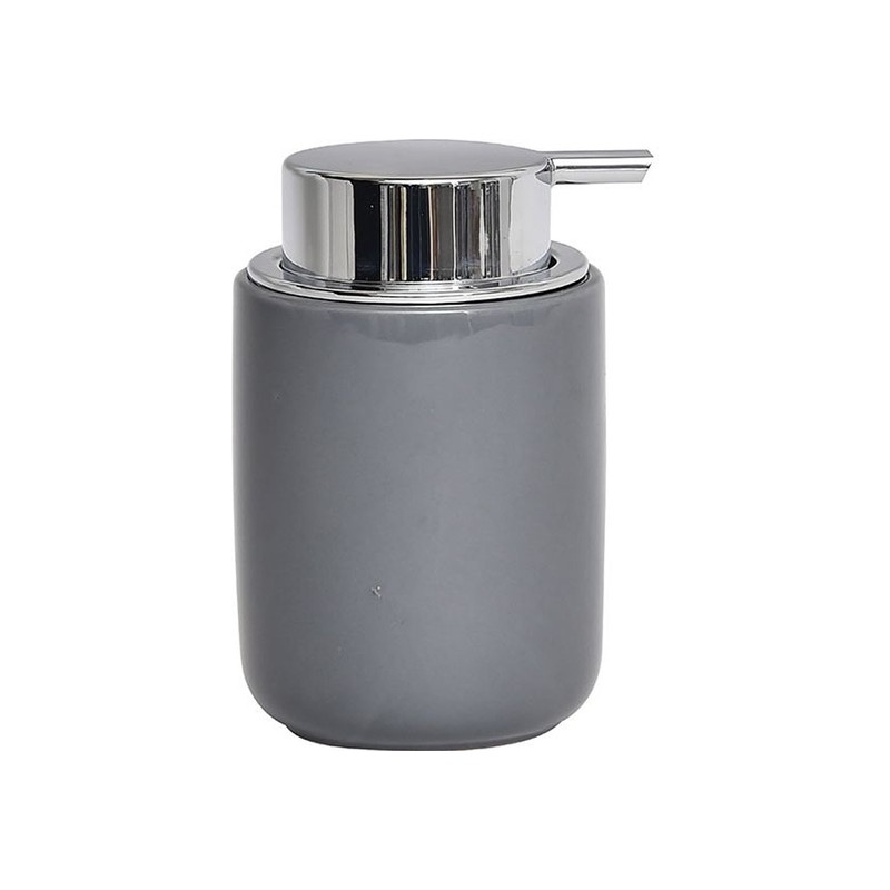 dispensador de jabón de 235ml redondo hecho en dolomite gris