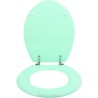 asiento wc mdf verde pastel bisagras de acero inoxidable