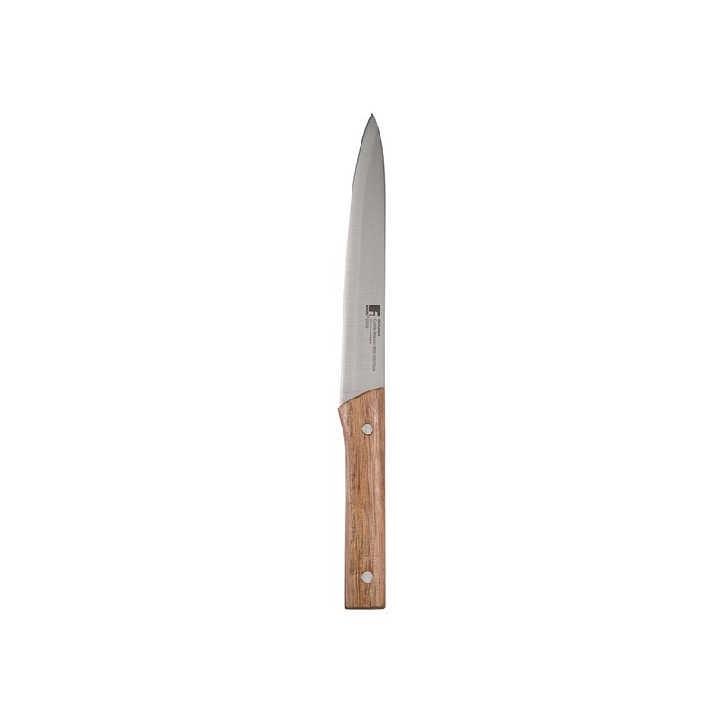 cuchillo fileteador 20cm de acero inox y bamboo nature bg