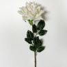 ramo de rosa de 75 cm en terciopelo color blanco