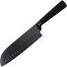 cuchillo santoku 17.5cm acero inoxidable black blade bg