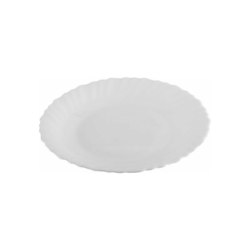 plato llano blanco 25cm