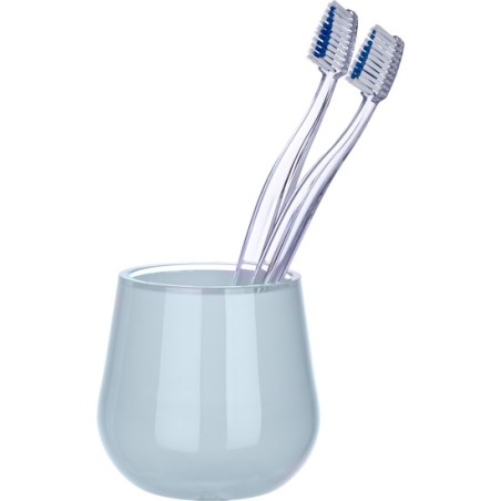 vaso higiene dental blanco