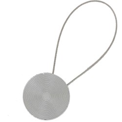 abrazadera de metal imantada mandala pm - plata