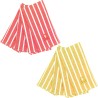 pack 8 paños de cocina 50x70 cm - algodón en color rojo y amarillo