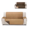 rubi cubre sofa bicolor reversible 4 plazas beige/marron