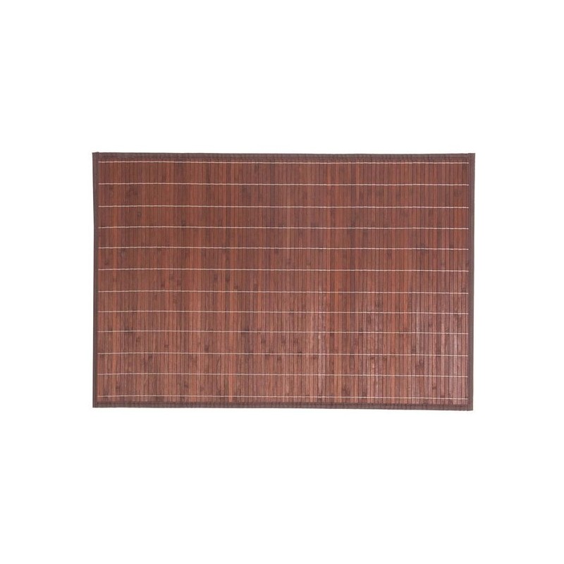 alfombra bamboo 60x90cm marrón oscuro