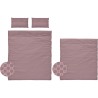 sábana ajustable + sábana + 2 funda almohada rosa versace 19v69 abbigl