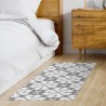 alfombra vinílica acolchada croma bcn en color gris 50 x 110 cm