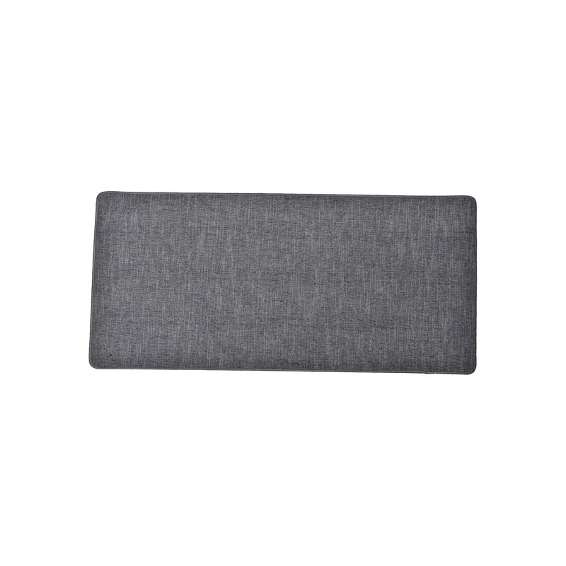 alfombra oriane 45x120cm de poliéster tejido - gris oscuro
