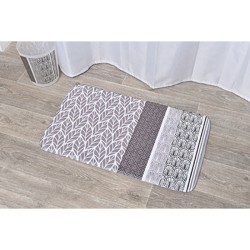 alfombra de baño microfibra estampada 40x75 cm