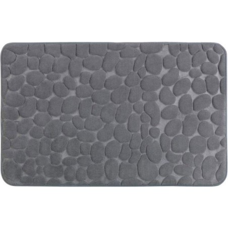 alfombra de baño pebbles, gris