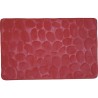 alfombra de bano de espuma piedras rojo 50x80 cm