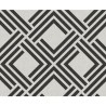alfombra de vinilo tejido living dec geom en color negro 80 x 150 cm