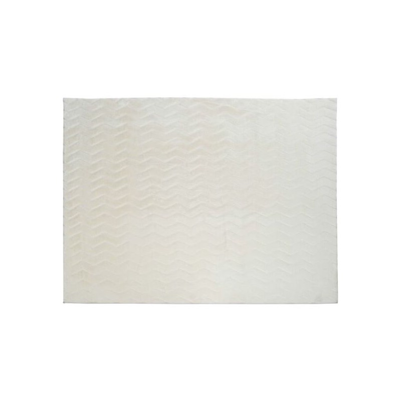 alfombra 700 gsm de poliester en color blanco
