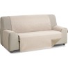 rombo cubre sofa reversible acolchado 3 plazas lino/cuero