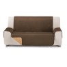 rubi cubre sofa bicolor reversible 2 plazas beige/marron