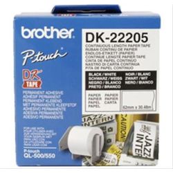 PAPEL CINTA CONTINUA BROTHER 62mm