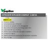 AspiradorSoplador Papillon Compact 2600 Watios