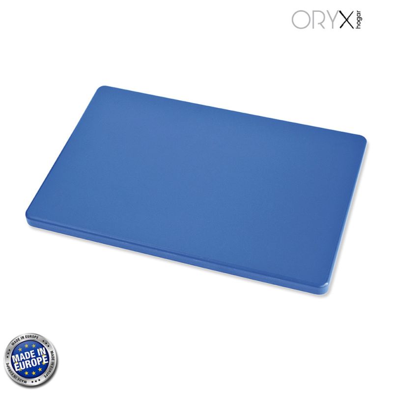 Tabla Cortar Polietileno 35x25x1,5 cm.Color Azul