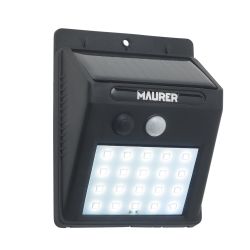 Aplique Solar LED 200 Lumenes, IP65 Con Sensor Movimiento y Crepuscular