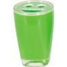 GREEN ACRYLIC TOOTH BRUSH HOLDER PLÁSTICO VERDE MSV