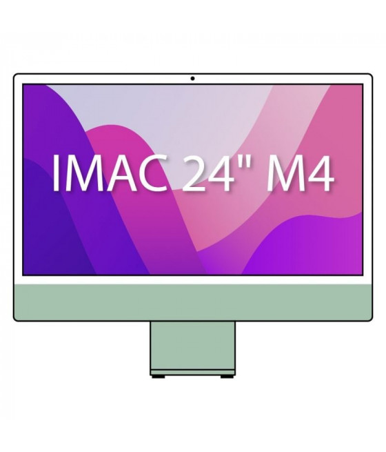Apple iMac 24' Retina 4,5K / M4 8-Core CPU/ 16Gb/ 256Gb SSD/ 8-Core GPU/ Verde CYD-90041698