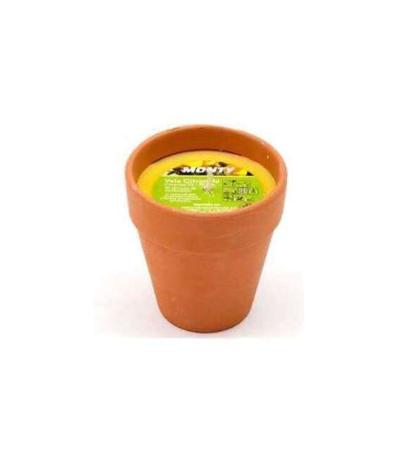 VELA DE CITRONELA 3% MACETA TERRACOTA 8 X 9 CM-CYG-443280