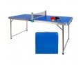 MESA DE CAMPING PLEGABBLE PARA PING PONG CON RAQUETAS 160X80XH70 CM-CYG-443309