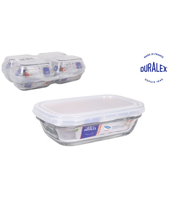 Æ FIAMBRERA RECT. 0.4L/15.2X10,5X4.5CM TAPA TRANS-CYG-467978