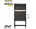 CONJUNTO DE MESA DE TERRAZA PLEGABLE (60X71 CM) + 2 SILLAS DE TEXTILEN-CYG-443314