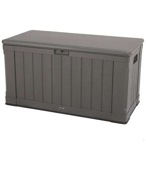 ARCÓN ALMACENAJE EXTERIOR MARRON LIFETIME CAPACIDAD 440 LITROS 127X64X-CYG-443329