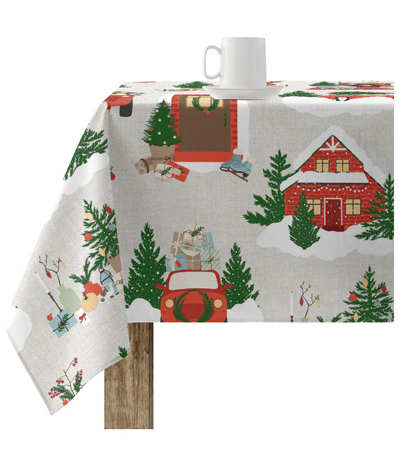 MANTEL RESINADO ANTIMANCHAS MODELO MERRY CHRISTMAS 78-CYT-304379