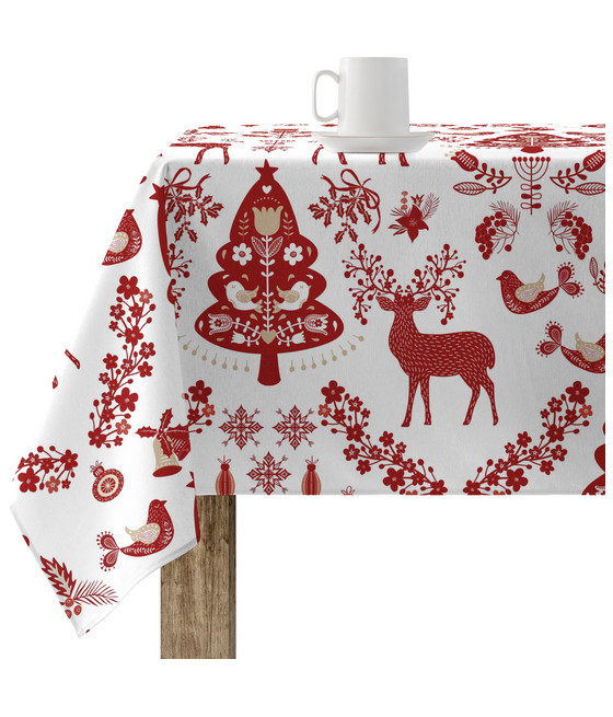 MANTEL RESINADO ANTIMANCHAS MODELO MERRY CHRISTMAS 42-CYT-304827