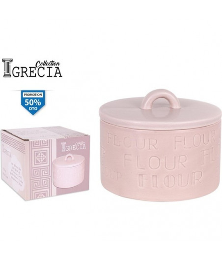 BOTE HARINA C/TAPA 14X8,5CM GRECIA-CYG-55654