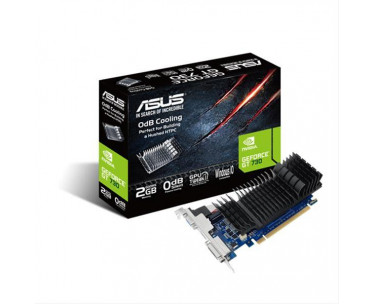 VGA ASUS GEFORCE GT730 2GB GDDR5 R.PASIVA LP HDMI, DVI-D. REF. CSP-92136