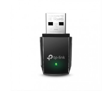 ADAPTADOR TP-LINK USB WIRELESS BANDA DUAL ARCHER T3U AC1300. REF. CSP-347454