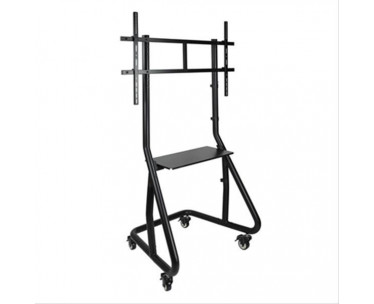 SOPORTE SUELO CON RUEDAS MONITOR/TV 60"-105" TOOQ NEGRO. REF. CSP-405445