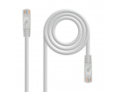 CABLE RED LATIGUILLO RJ45 CAT.6A LSZH UTP AWG24, 3M GRIS NANOCABLE. REF. CSP-386688