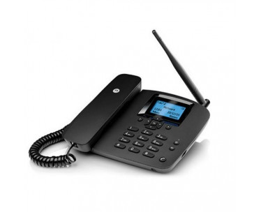 TELEFONO FIJO DIGITAL MOTOROLA FW200L GSM con SIM Negro. REF. CSP-374903