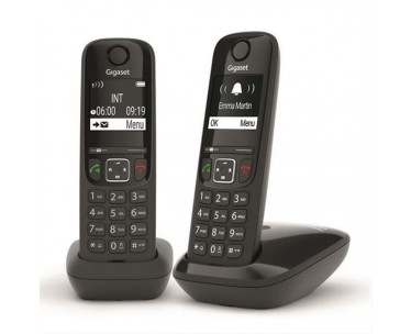 TELEFONO INALAMBRICO GIGASET AS690 DUO NEGRO     ·. REF. CSP-427253