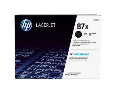 HP Toner Toner LaserJet Enterprise M506dn/M527 Negro  87X Alta capacidad 18.000 paginas. REF. CSP-133175