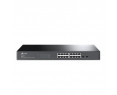 Swicht tp - link 16 puertos 10 - 100 - 1000mbps con 2 ptos sfp gestionable rack 19 pulgadas. REF. CSP-261317