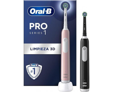 Cepillo dental ORAL-B PRO 1 DUO PINK/BLACK. REF. CSP-398968