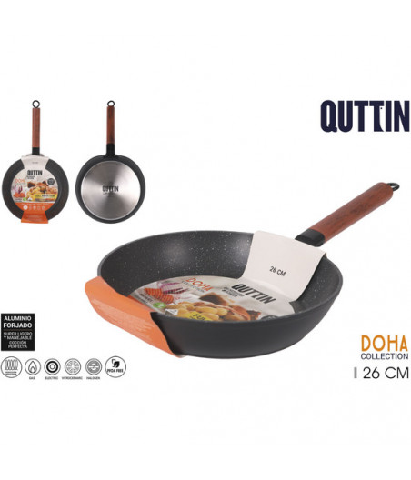 SARTEN 26CM ALUM. FORJ. FULL DOHA QUTTIN-CYG-413486