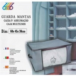 CAJA MULTIUSOS - GUARDA MANTAS - GRIS